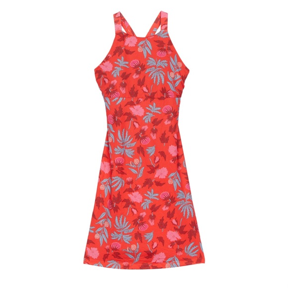 Patagonia Dresses & Skirts - Patagonia Magnolia Spring Dress Fiber Flora Multi Big Catain Coral Small